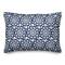 Radial Shibori Pattern 14" x 20" Indoor / Outdoor Pillow